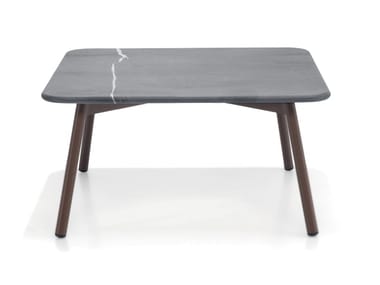 PIPER 011 - Square stone garden side table by RODA