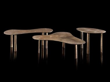 PUDDLE - Brass coffee table by Henge