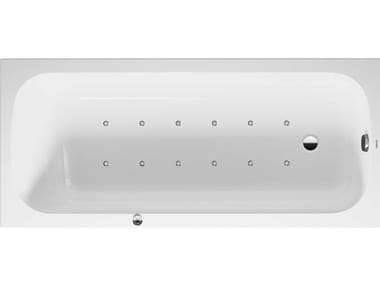 QATEGO - Rectangular hydromassage built-in bathtub by Duravit