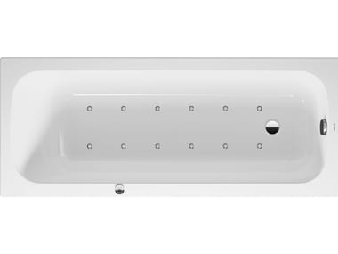 QATEGO - Rectangular hydromassage built-in bathtub by Duravit