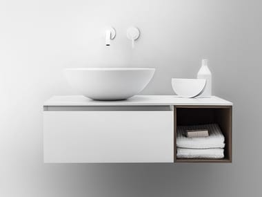 QUATTRO.ZERO - Vanity unit with drawers by Falper