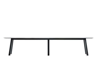 RHOMB - Rectangular wooden meeting table by Prostoria