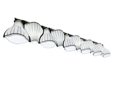 RHYTHM - LED blown glass pendant lamp by Venini