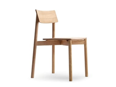 RIB 11/L - Stackable ash chair by Very Wood