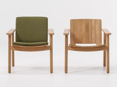 RIVA - Garden teak easy chair by Kettal