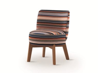 ROND 01 L/H - Upholstered fabric chair by Very Wood