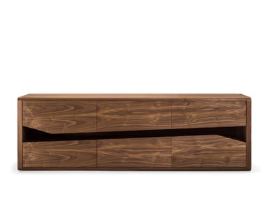 INKLINE - Solid wood sideboard with drawers by Riva 1920