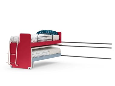 SCROLL - Trundle bed on casters by Nidi