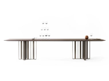 SHADE - Rectangular dining table by Lema