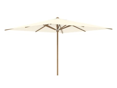 SHADY - Square teak Garden umbrella by Royal Botania