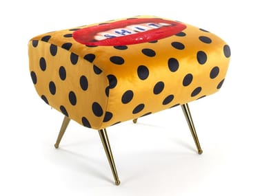 SHIT - Upholstered fabric footstool (リクエスト情報)