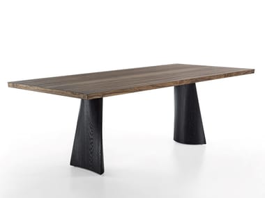SIMPLE SWING - Wooden dining table by Riva 1920