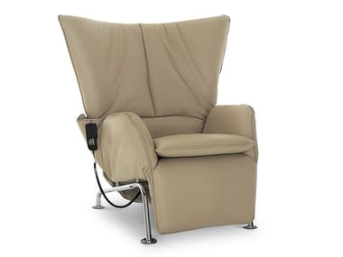 SINGLE - Recliner armchair with armrests with footstool by I 4 Mariani