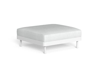 SLAM - Square fabric garden pouf by Talenti