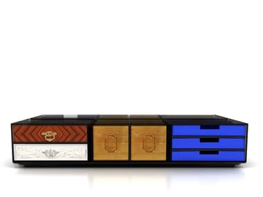 SOHO - Rosewood coffee table with storage space by Boca do Lobo