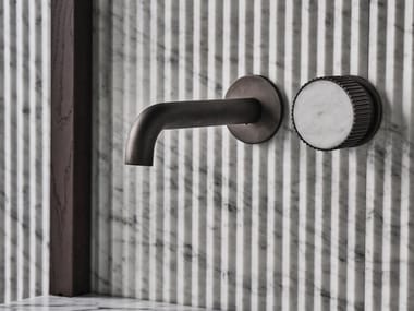SPAGHETTI - 2 hole marble washbasin mixer by Salvatori