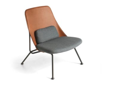 STRAIN - Upholstered easy chair high-back by Prostoria