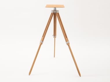 TRESPOLETTO - Beech pedestal by Danese Milano
