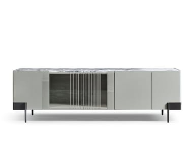 VALLEY - Wooden sideboard with doors by Cantori