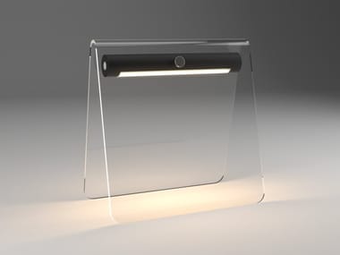 WAND - Plexiglass table lamp by Martinelli Luce