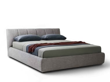 WARP - Upholstered fabric bed by Lema