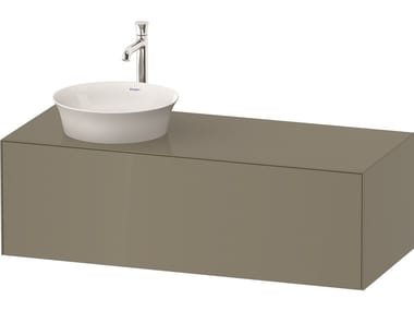 WHITE TULIP WT4977 - Single wall-mounted wooden vanity unit with drawers by Duravit