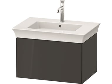 WHITE TULIP WT4241 / WT4242 - Single wall-mounted wooden vanity unit by Duravit
