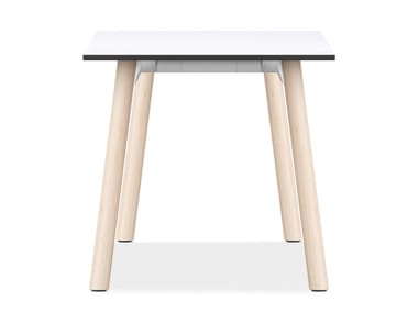 WISHBONE IV - Square table by Casala