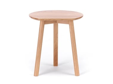 YYY - Round wooden coffee table by TON