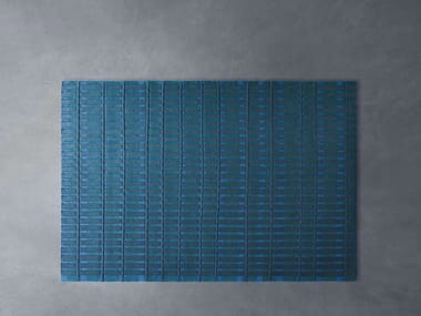 ACCORDI - Rectangular striped felt rug by Paola Lenti