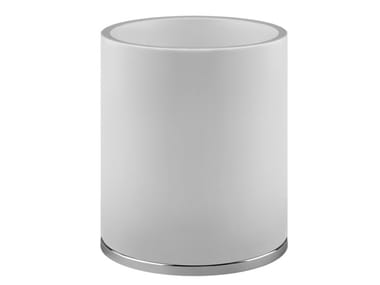ANELLO - Ceramic bathroom waste bin by Gessi