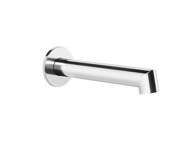 ANELLO - Wall-mounted chromed brass bathtub spout by Gessi