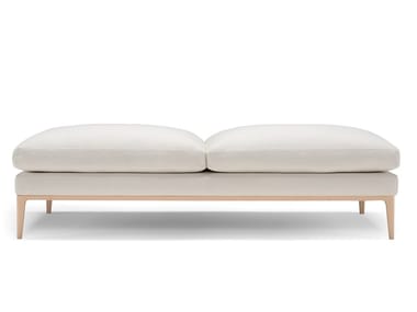 LEONARD - Upholstered leather bench by Amura