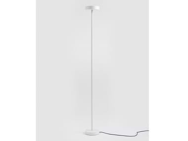 BINCAN LIGHT - LED painted metal floor lamp with dimmer by Danese Milano