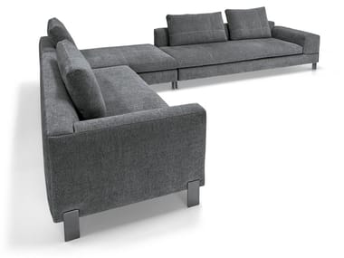 BROWN SUGAR - Corner fabric sofa by Arketipo