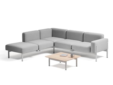 ROSTRUM - Corner sectional fabric sofa by Prostoria