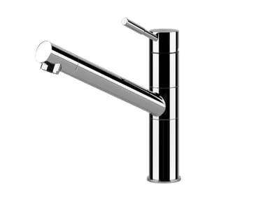 OXYGENE - Single handle chromed brass kitchen mixer tap by Gessi