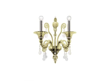 TAIF - Venetian crystal wall lamp by Barovier&Toso