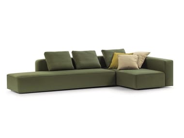 DANDY - Corner fabric garden sofa by RODA