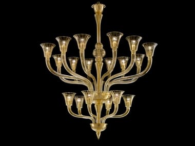 DEGAS - Venetian crystal chandelier by Barovier&Toso