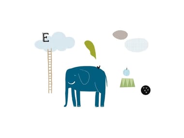 ELEPHANT - Kids wall sticker by Nidi