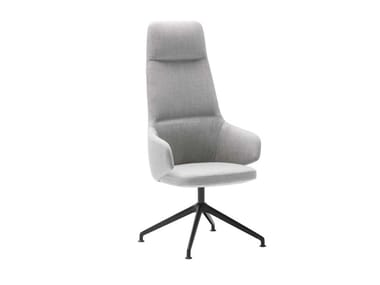 BINAR EXECUTIVE - Swivel trestle-based fabric executive chair by Inclass