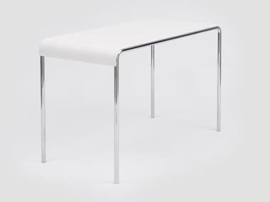 FARALLON - Metal secretary desk with Dinoc top by Danese Milano