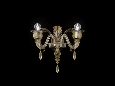 FEZ - Venetian crystal wall lamp by Barovier&Toso