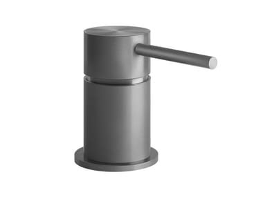 FLESSA - Deck-mounted stainless steel remote control tap by Gessi