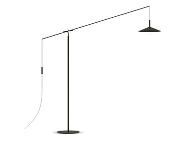 ALTURA - LED metal floor lamp with dimmer by Penta