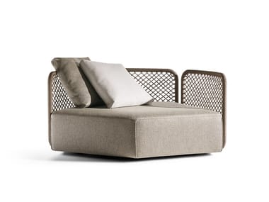 T-PAD OUTDOOR - Fabric garden armchair by Twils