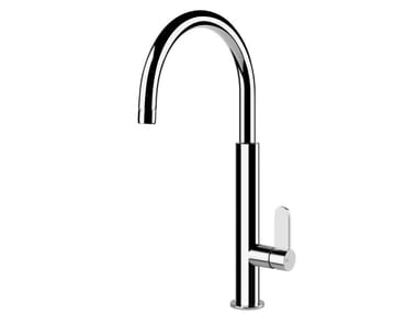 HELIUM - Countertop single handle brass kitchen mixer tap by Gessi