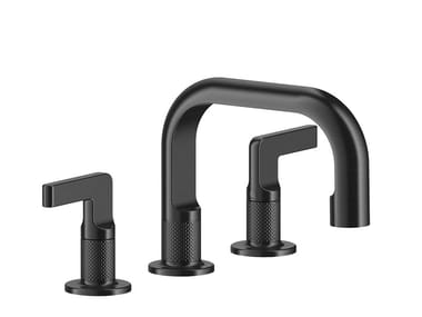 INCISO - - 3 hole brass washbasin mixer without waste by Gessi