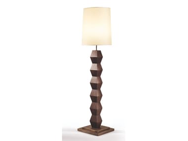 KIGELIA - Solid wood floor lamp by Fratelli Boffi